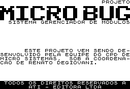 Projeto MicroBug